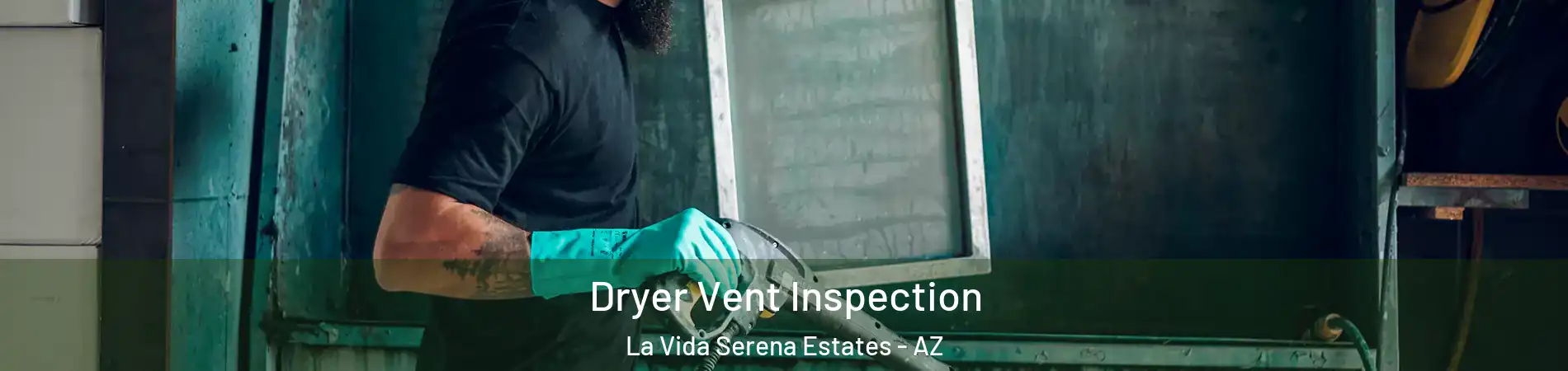 Dryer Vent Inspection La Vida Serena Estates - AZ