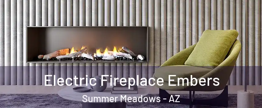 Electric Fireplace Embers Summer Meadows - AZ