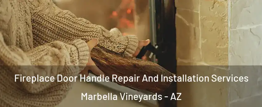 Fireplace Door Handle Repair And Installation Services Marbella Vineyards - AZ