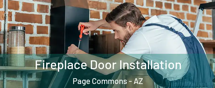 Fireplace Door Installation Page Commons - AZ