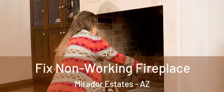 Fix Non-Working Fireplace Mirador Estates - AZ