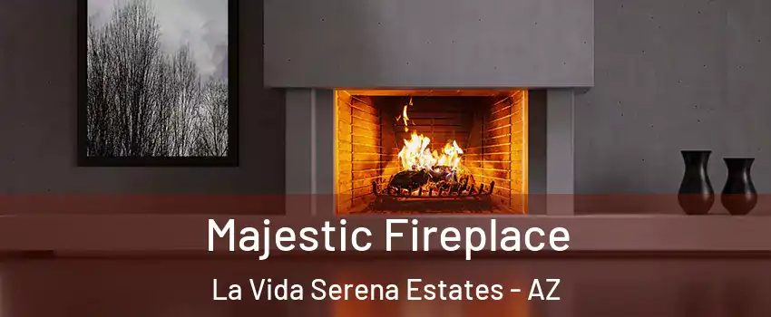 Majestic Fireplace La Vida Serena Estates - AZ