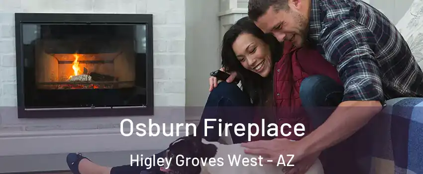 Osburn Fireplace Higley Groves West - AZ